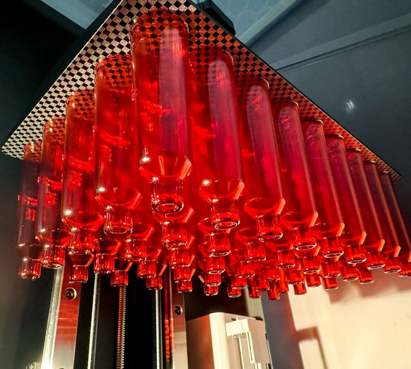 3D печать ножек брендированных светильников звезда на ёлку