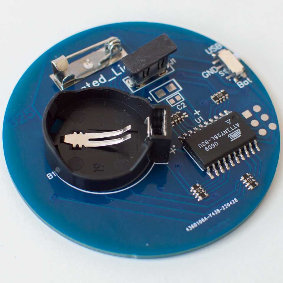 Конструкторы для самостоятельной пайки. DIY electronic kit с пульсирующим светом. Результат сборки пайкой